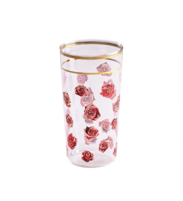 Стакан Seletti Toiletpaper Glass Roses
