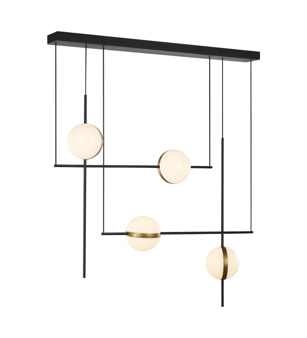 Потолочный светильник Delight Collection MD2062-4B black/brass