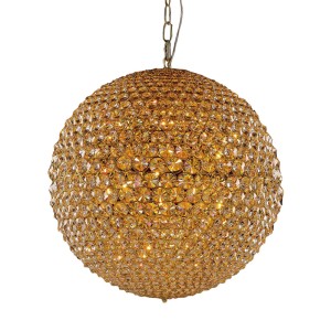 Люстра Illuminati Corso MD103204-9A gold/amber