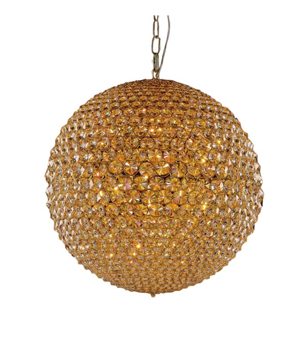 Люстра Illuminati Corso MD103204-9A gold/amber