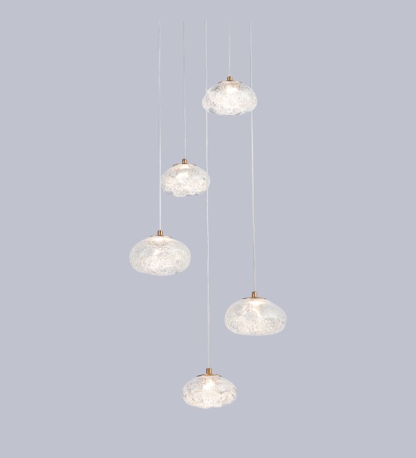 Подвесной светильник Delight Collection P98065-5 antique brass