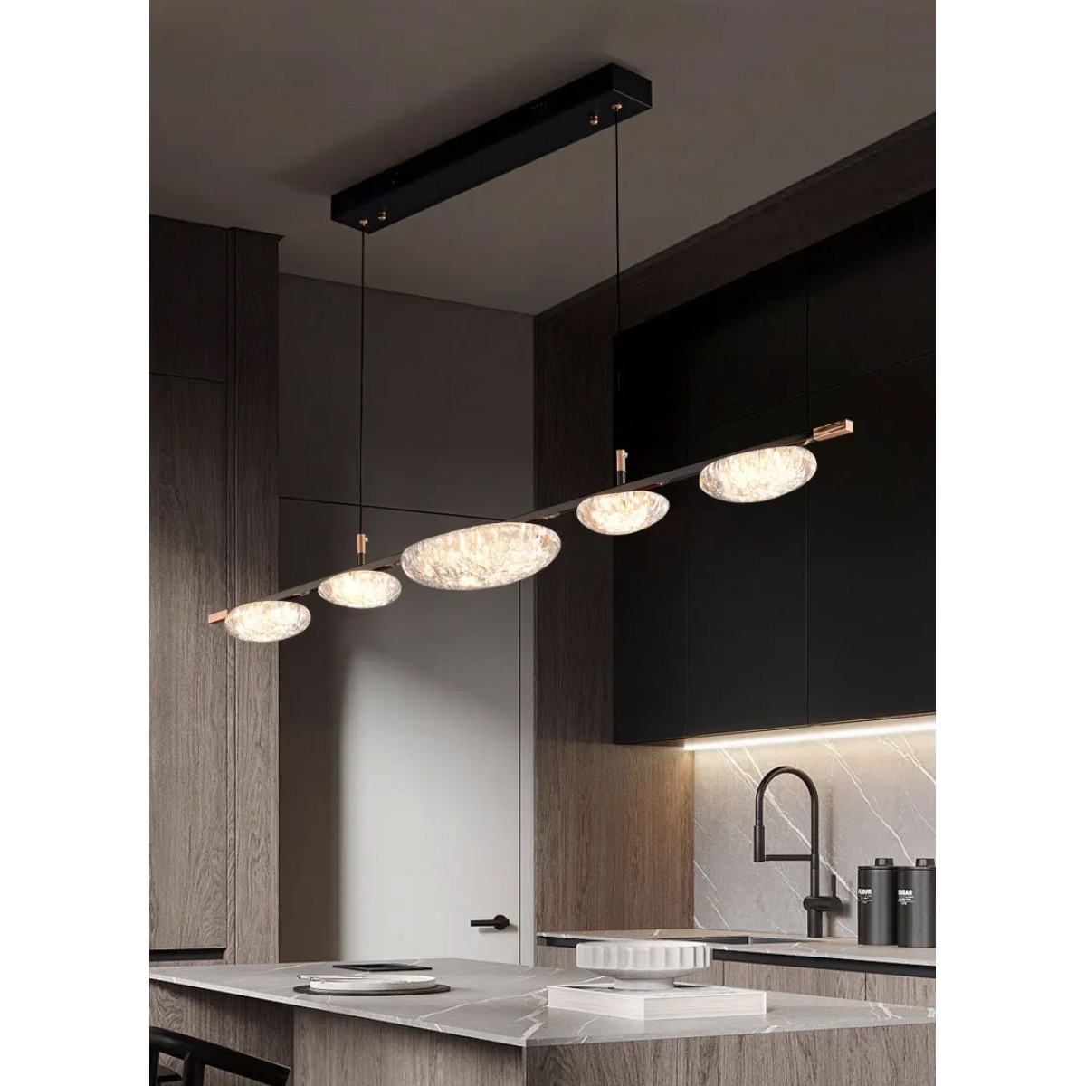 Подвесной светильник Delight Collection MT9125-5HL pearl black
