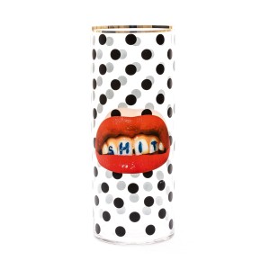 Ваза Seletti Toiletpaper Glass Vase Shit Pois Big (прозрачный, арт. 14200)