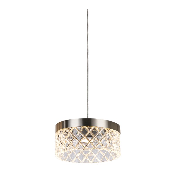 Подвесной светильник Delight Collection Diamond cut MD21020075-1A satin nickel