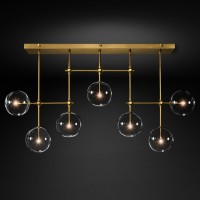 Потолочный светильник Delight Collection Globe Mobile 7A brass