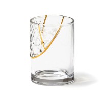 Стакан Seletti Kintsugi (белый, золотой, арт. 09657)