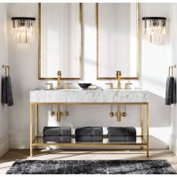 Настенный светильник Delight Collection Odeon 2B black/clear