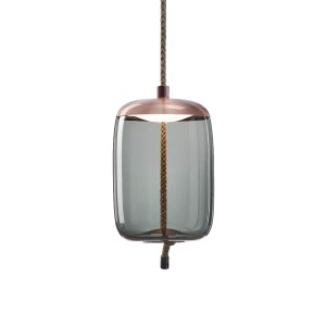 Подвесной светильник Delight Collection Knot B copper/blue