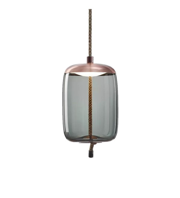 Подвесной светильник Delight Collection Knot B copper/blue