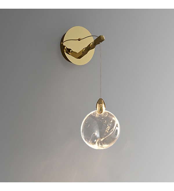 Настенный светильник Delight Collection Colvin MT9176-1WB titanium gold