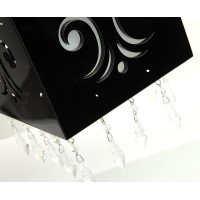 Потолочный светильник MM Lampadari Luxury D042/P1 01 V1607 nero