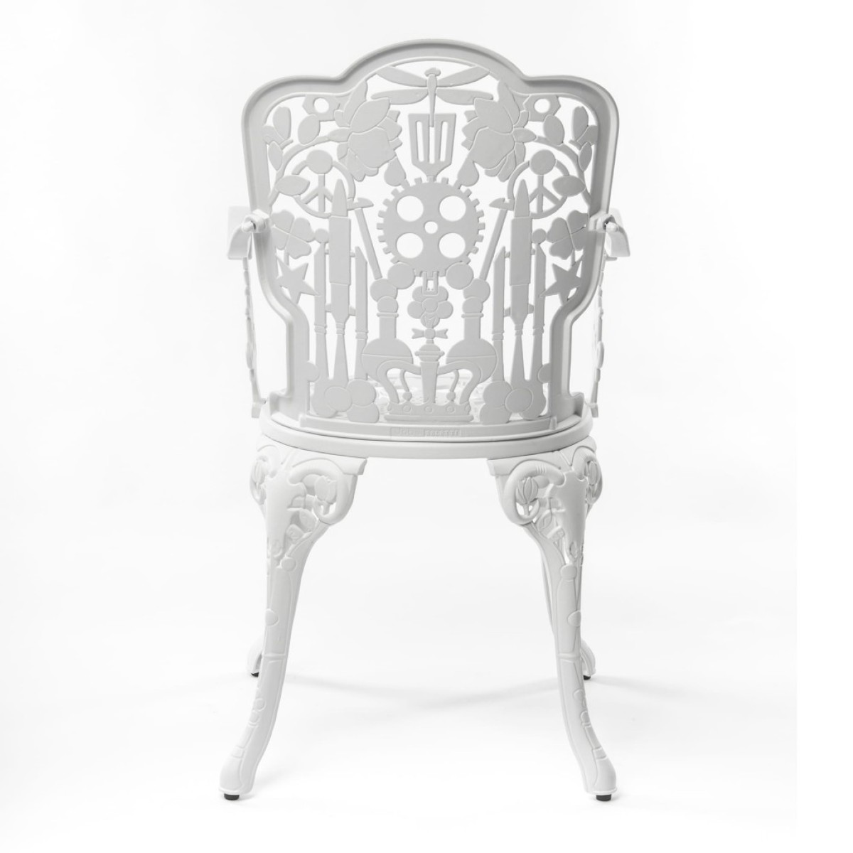 Стул Seletti Industry Collection Aluminium White (белый)