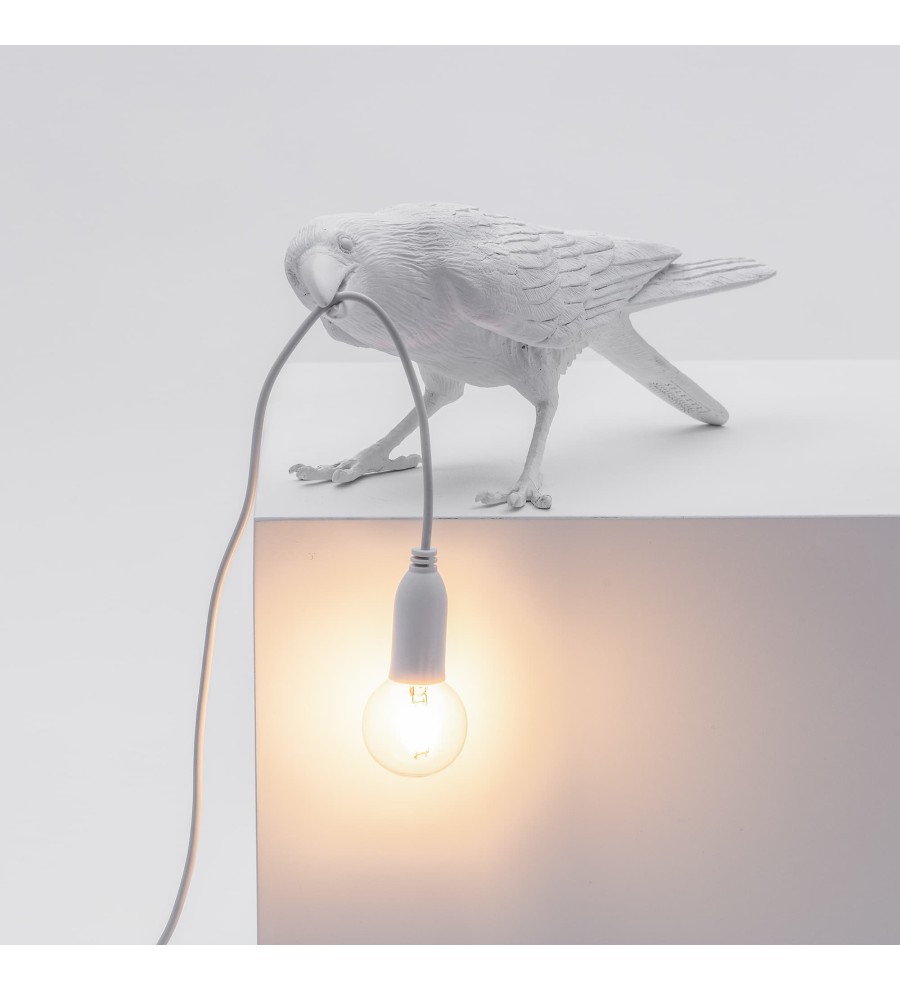 Настольная лампа Seletti Bird Playing White