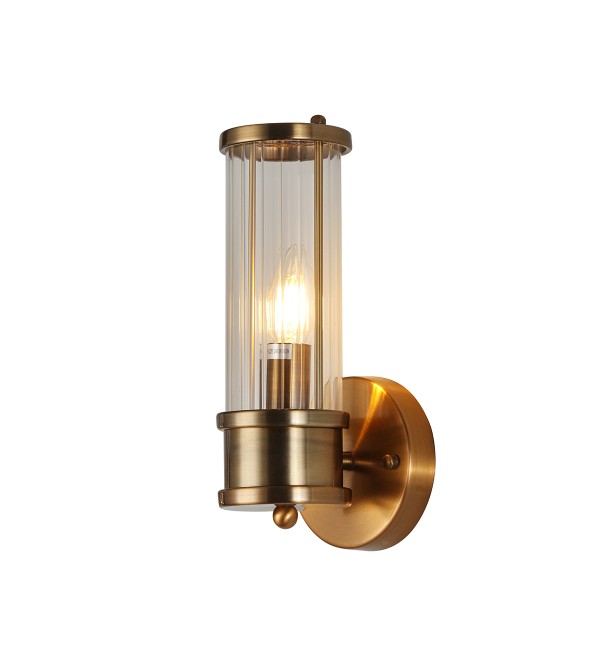Настенный светильник Delight Collection Claridges 1B brass