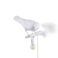 Настенный светильник Seletti Bird Looking Right White Outdoor