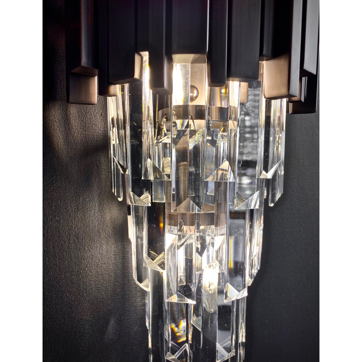 Настенный светильник Delight Collection Barclay A2 dark copper