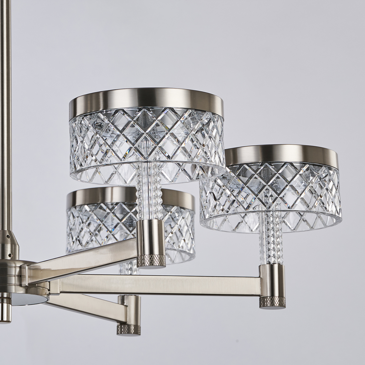 Люстра Delight Collection Diamond cut MD21020075-8B satin nickel