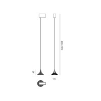 Подвесной светильник Artemide UNTERLINDEN 1936010A