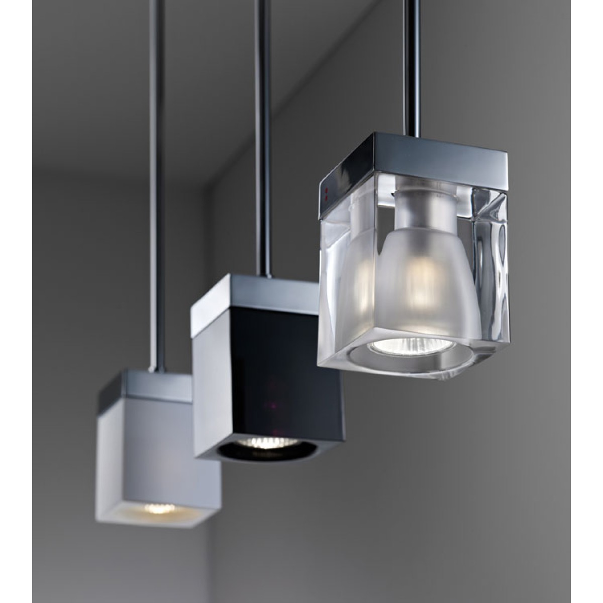 Подвесной светильник Fabbian Cubetto D28A0100 grey