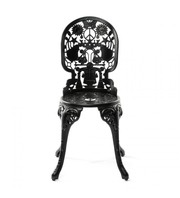 Стул Seletti Industry Collection Aluminium Black (черный, арт. 18686 NER)