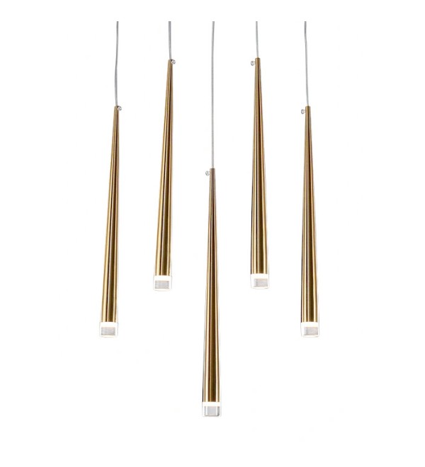 Подвесной светильник Delight Collection Aquitaine 5 gold