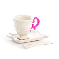 Кофейная пара Seletti I-Wares I-Coffee Fuchsia