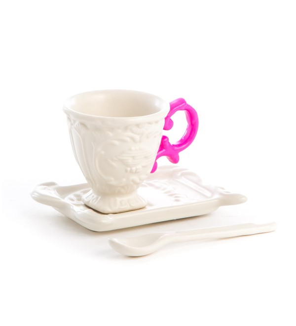 Кофейная пара Seletti I-Wares I-Coffee Fuchsia