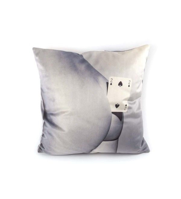 Подушка Seletti Toiletpaper Two Of Spade