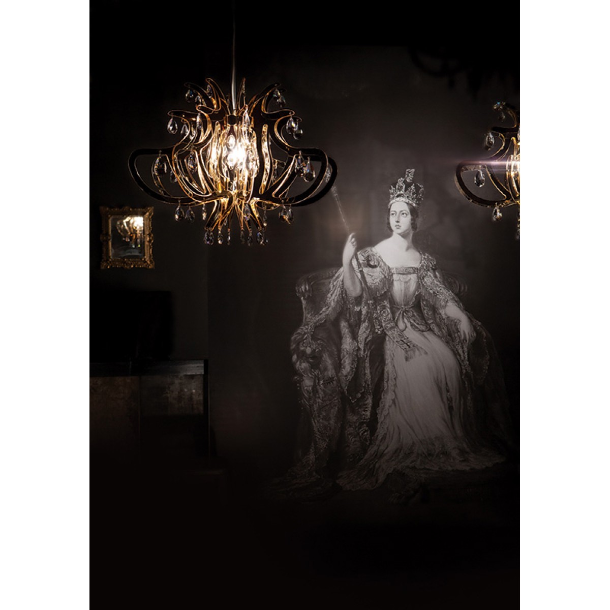 Люстра Slamp Lillibet Gold