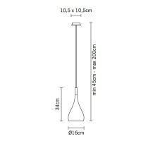 Подвесной светильник Fabbian Bijou D75A0501