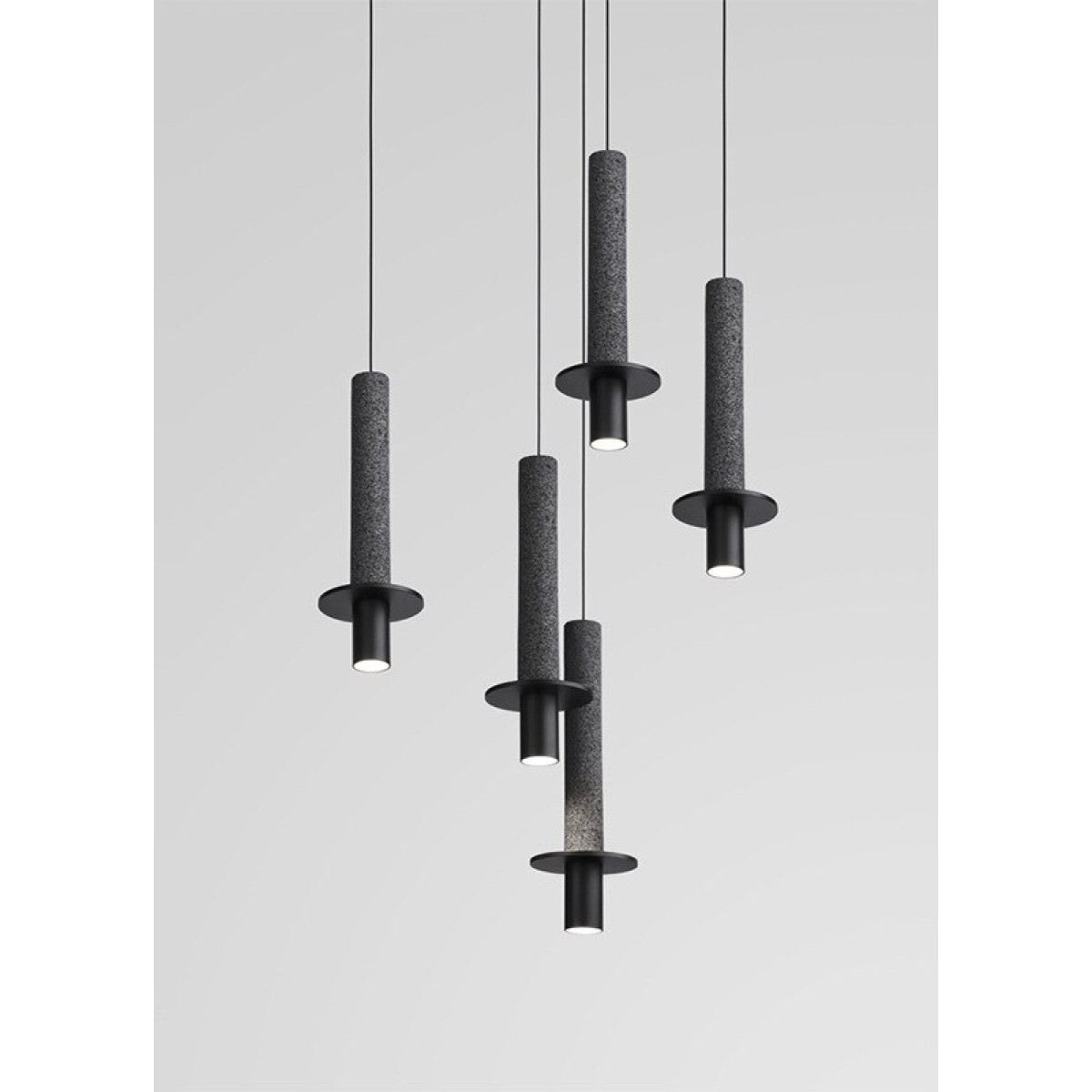 Подвесной светильник Delight Collection Meta 10704P black/grey