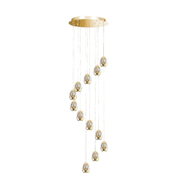 Подвесной светильник Delight Collection Terrene MD13003023-12A gold