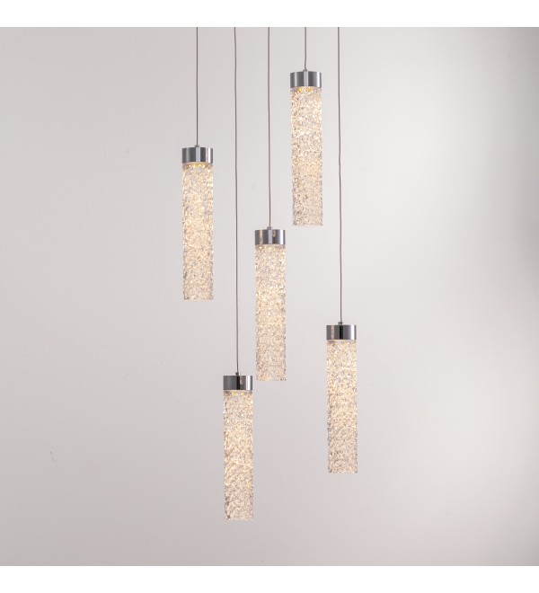 Подвесной светильник Delight Collection MD24030028-5A chrome/clear