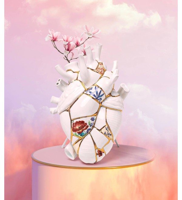 Ваза Seletti Love in Bloom Kintsugi