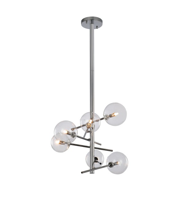Люстра Delight Collection Globe Mobile MX19009070-6A chrome