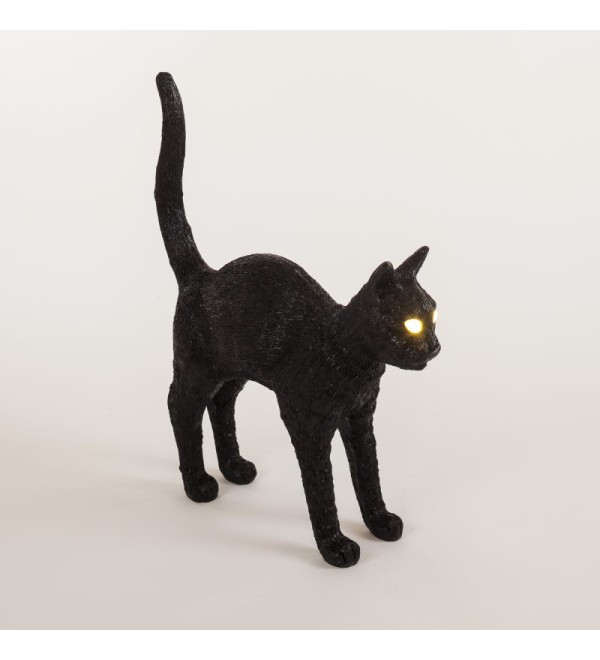 Настольная лампа Seletti Jobby The Cat Black