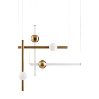 Подвесной светильник Delight Collection Orion A2 gold