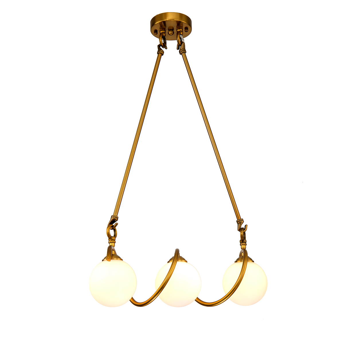 Люстра Delight Collection KG1212P-3 brass