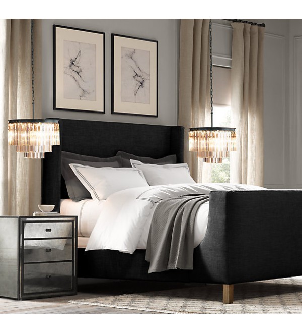 Люстра Delight Collection Odeon 6 black/clear