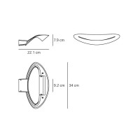 Настенный светильник Artemide Mesmeri 0916040A