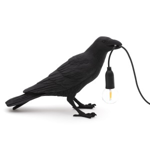 Настольная лампа Seletti Bird Waiting Black