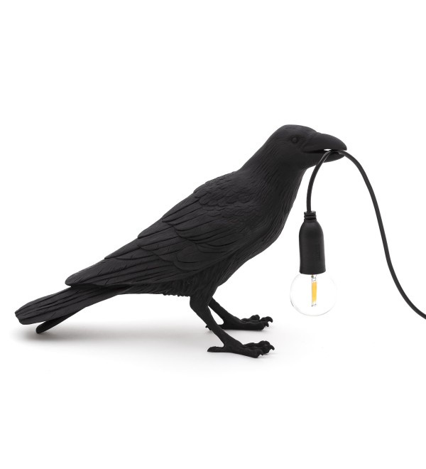 Настольная лампа Seletti Bird Waiting Black