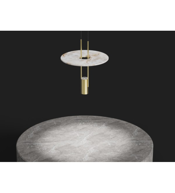 Подвесной светильник Delight Collection 26507P/1 Brass / White Alabaster