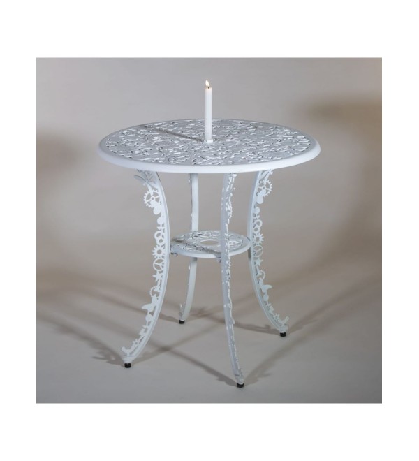 Обеденный стол Seletti Industry Collection Aluminium White