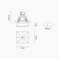 Встраиваемый светильник Fabbian Faretti D27F2901