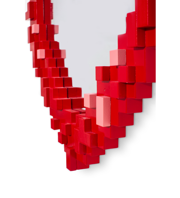 Зеркало Seletti Pixel Heart