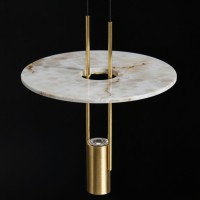 Подвесной светильник Delight Collection 26507P/1 Brass / White Alabaster