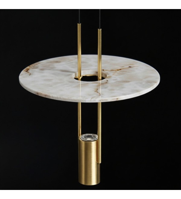 Подвесной светильник Delight Collection 26507P/1 Brass / White Alabaster