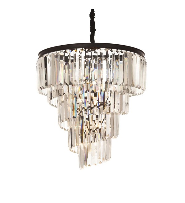 Люстра Delight Collection Helix black/clear