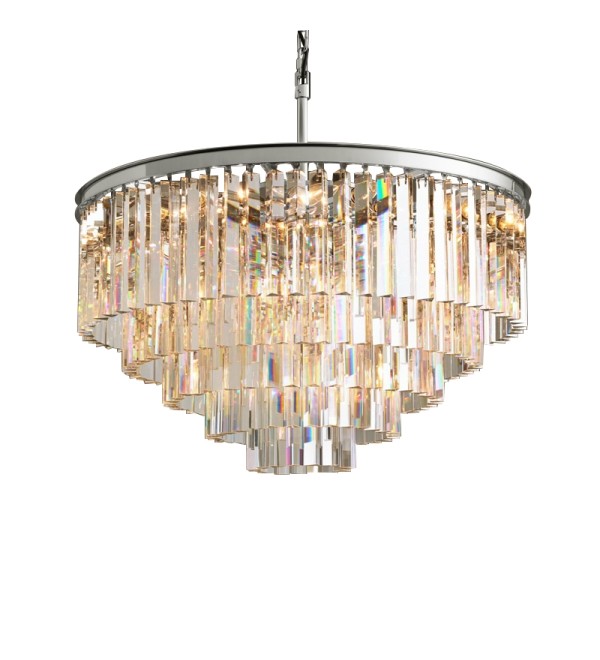 Люстра Delight Collection Odeon 10A chrome/clear